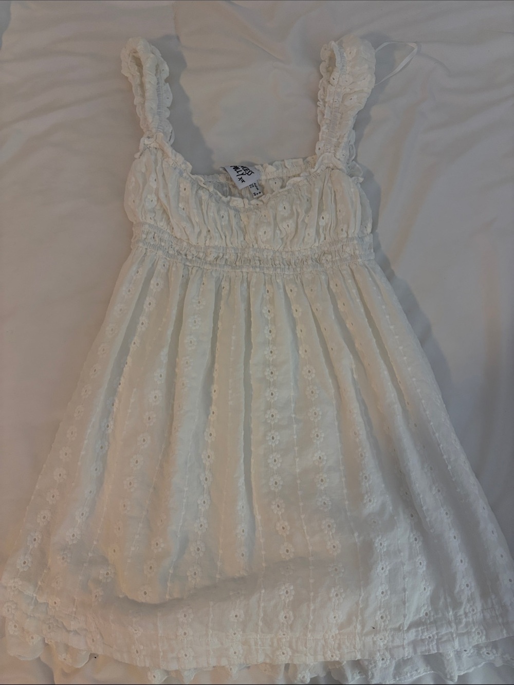 White Sundress - Lightweight Summer Dress